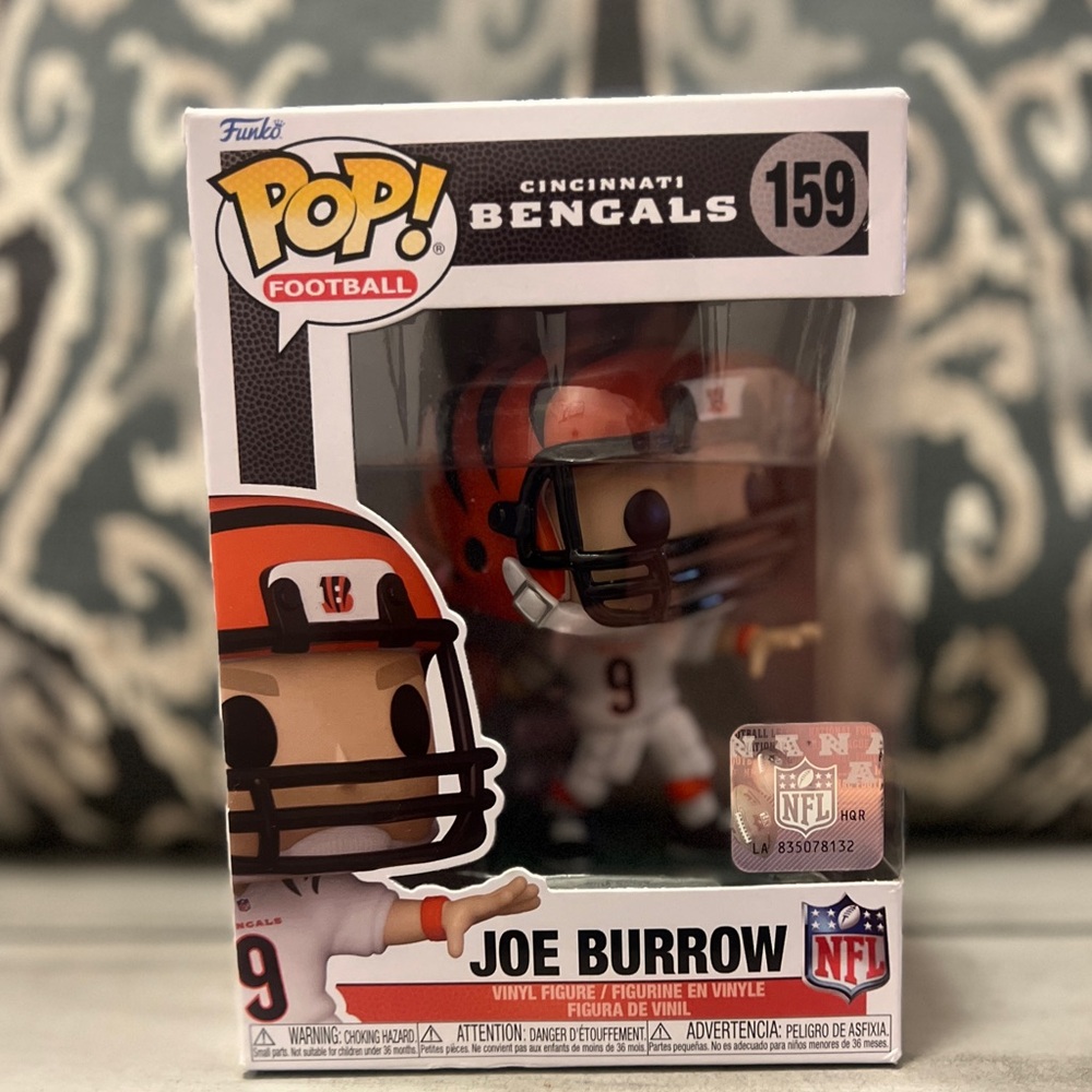 Brand new in box Joe Burrow-Cincinnati Bengals Funko Pop